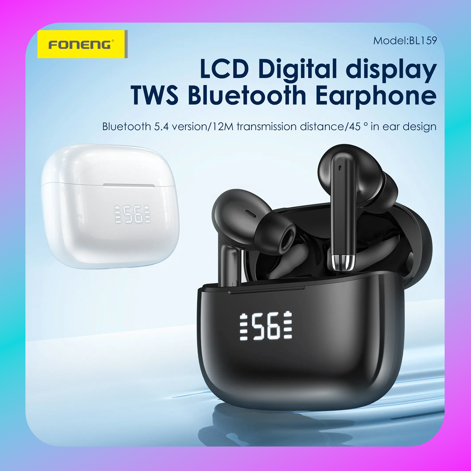 Foneng BL159 Digital Display TWS Earphone Secondary image