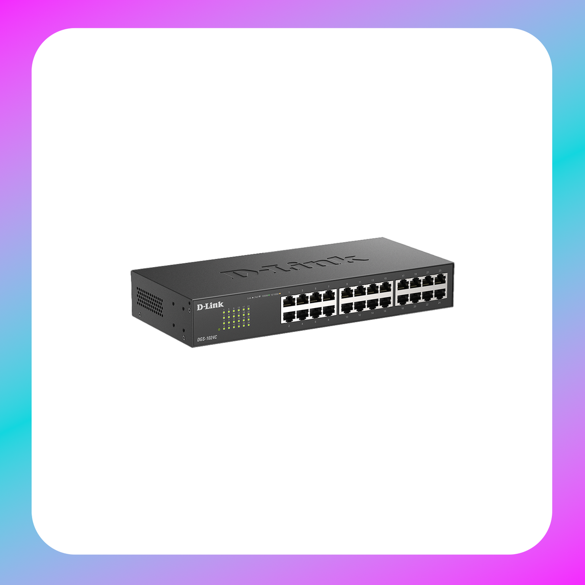 D-Link 24-Port Gigabit Unmanaged Switch (DGS-1024C)