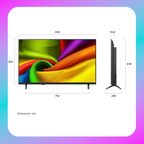 LG Nano Ultra HD 4K AI Smart LED, Magic Remote 43NU855BPSA