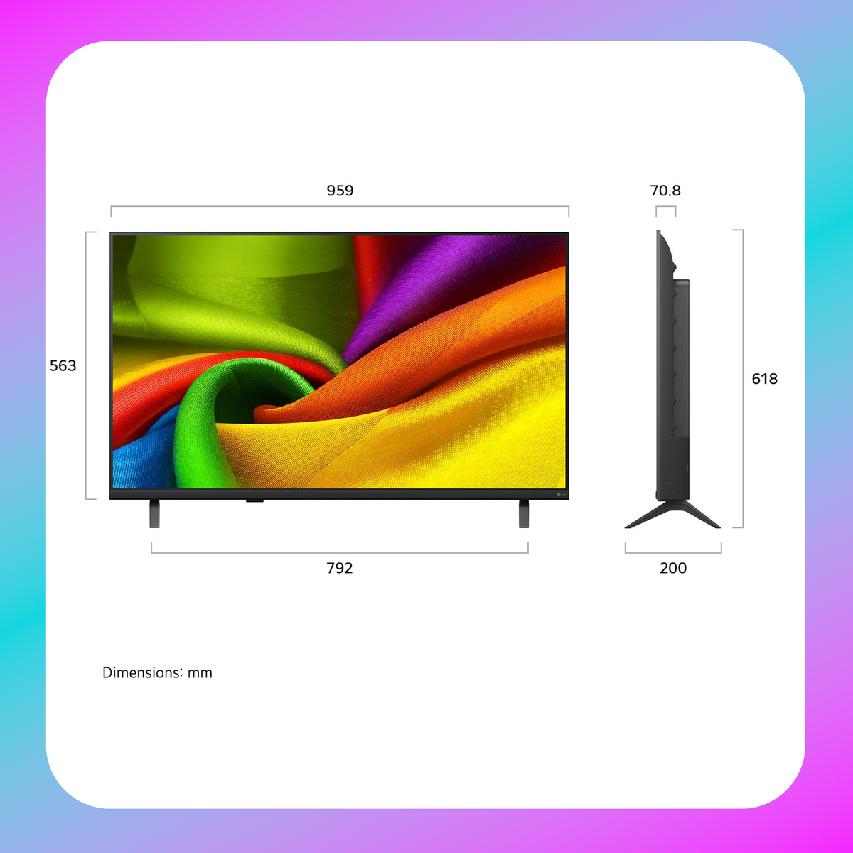 LG Nano Ultra HD 4K AI Smart LED, Magic Remote 43NU855BPSA
