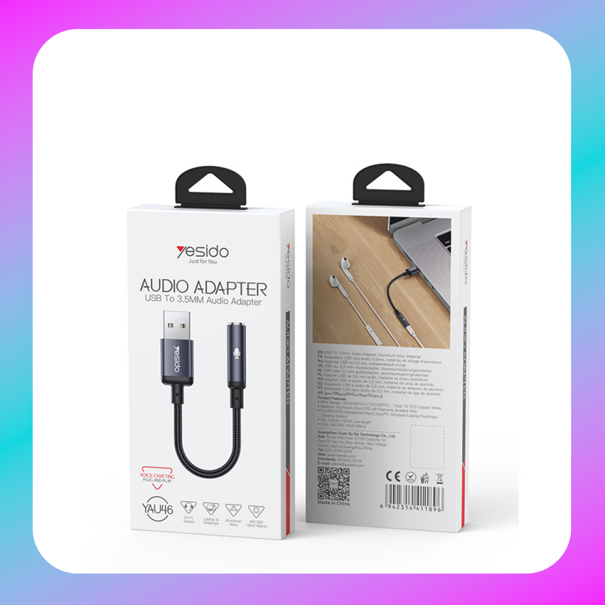 Yesido YAU46 USB to 3.5MM