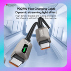 Yesido C TO Lighting(27W Data cable) - CA199
