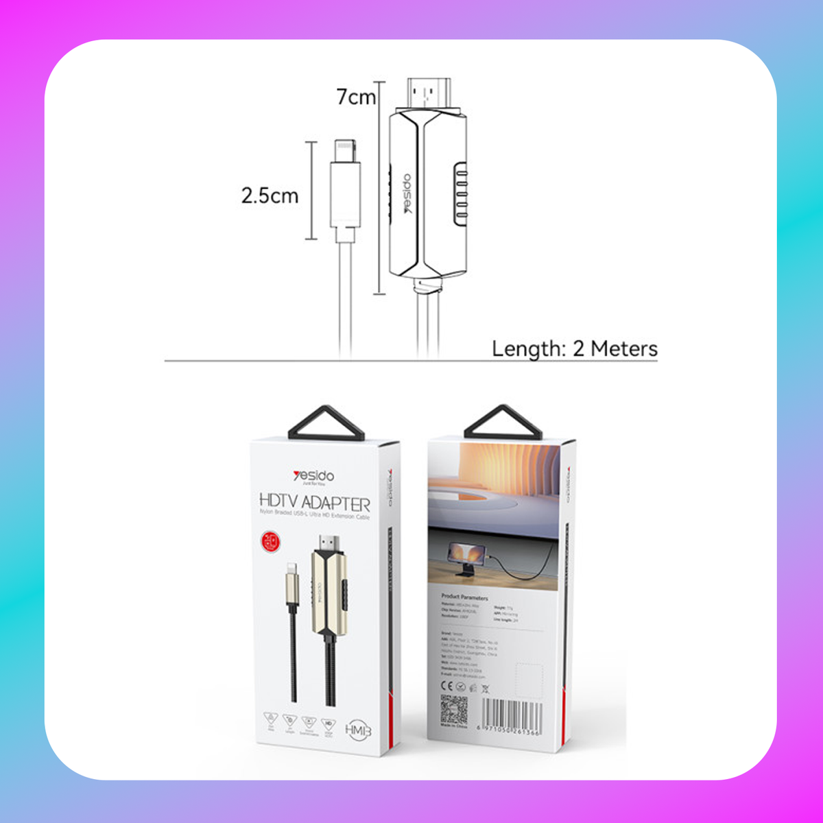 Yesido HM13 HDMI Adapter
