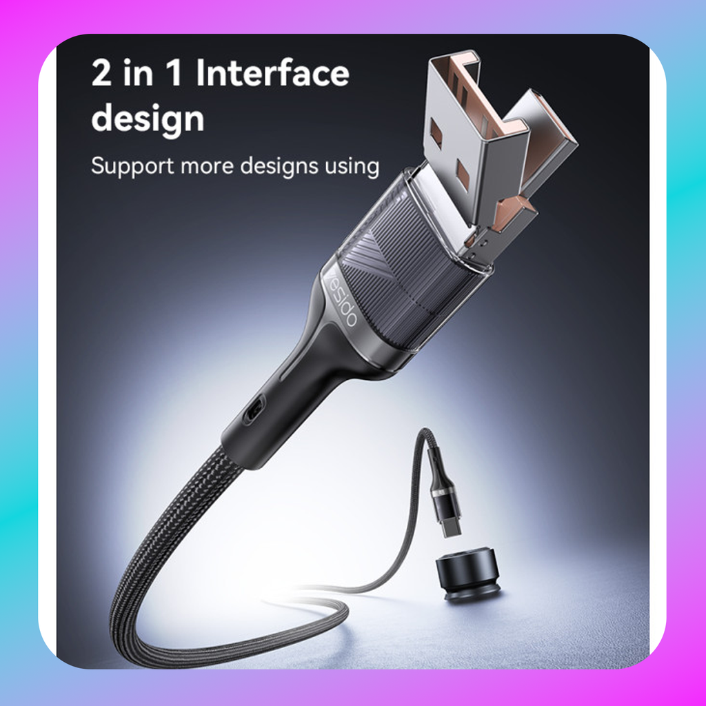 Yesido Type C TO C/60W (Data Cable)