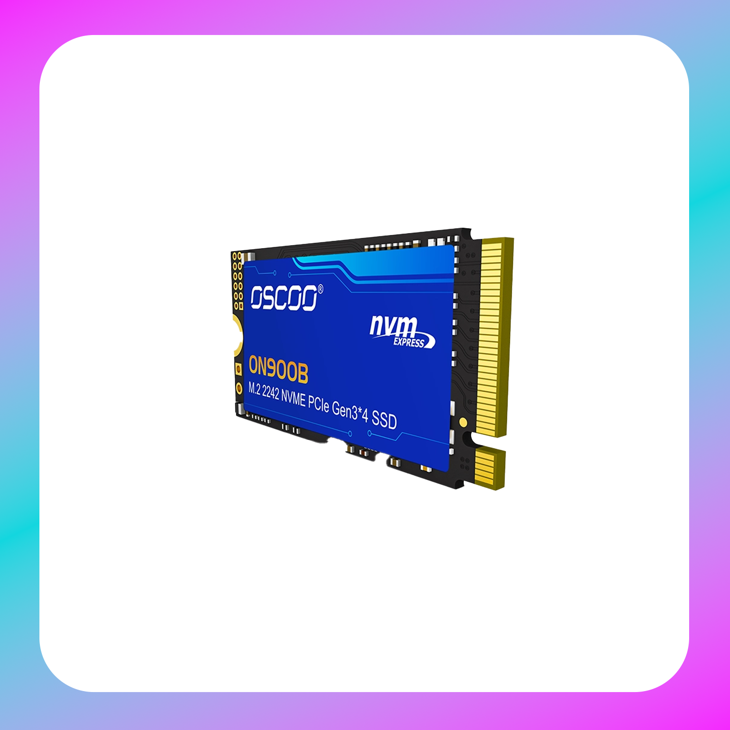 OSCOO ON900B 3*4 M.2 NVMe 2242 Solid State (1 TB) Secondary image