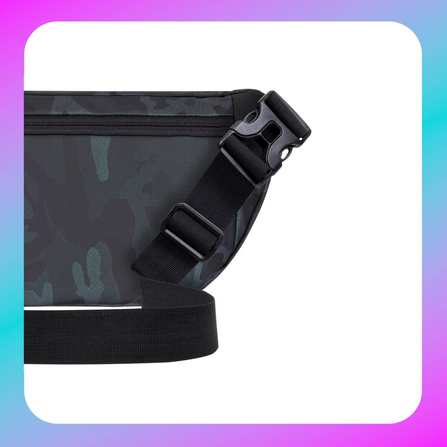 Rivacase 7614 Navy camo ECO Waist bag for mobile devices