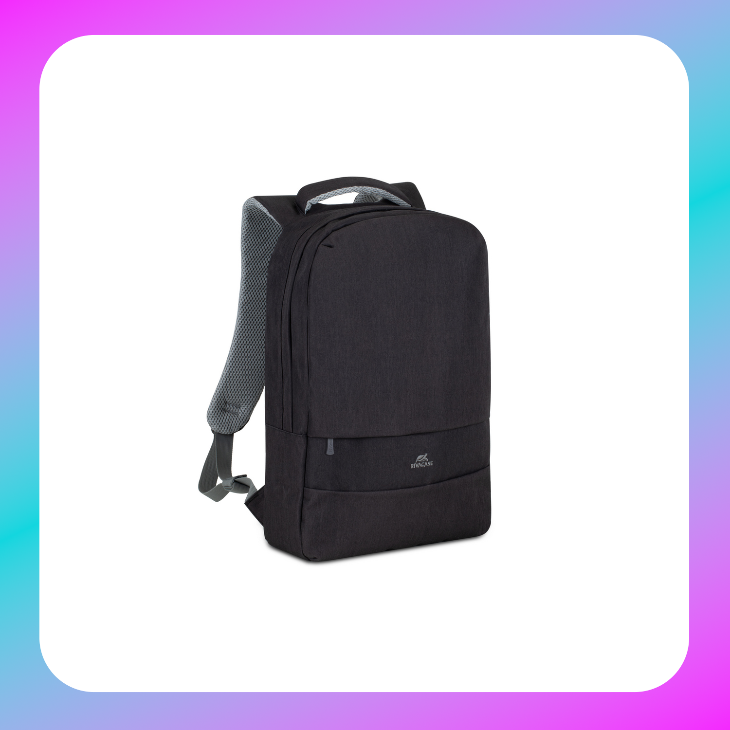 Rivacase 7562 grey/dark blue anti-theft Laptop backpack 15.6''