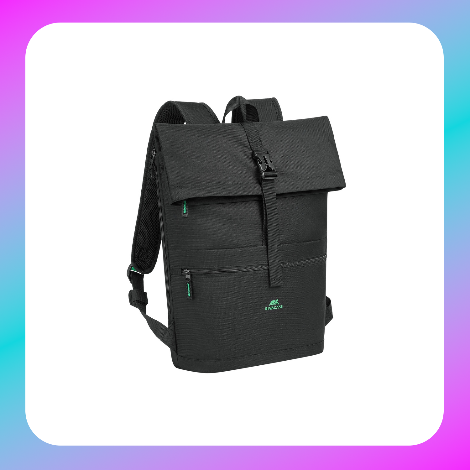 Rivacase 5567 grey ECO Rolltop 15L backpack