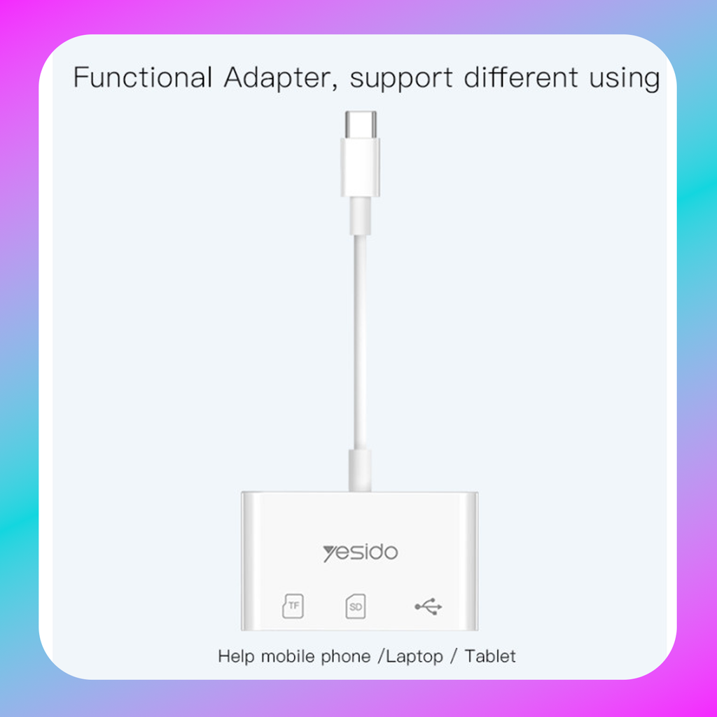 Yesido GS16 (3 in 1 Type-C OTG Adapter)