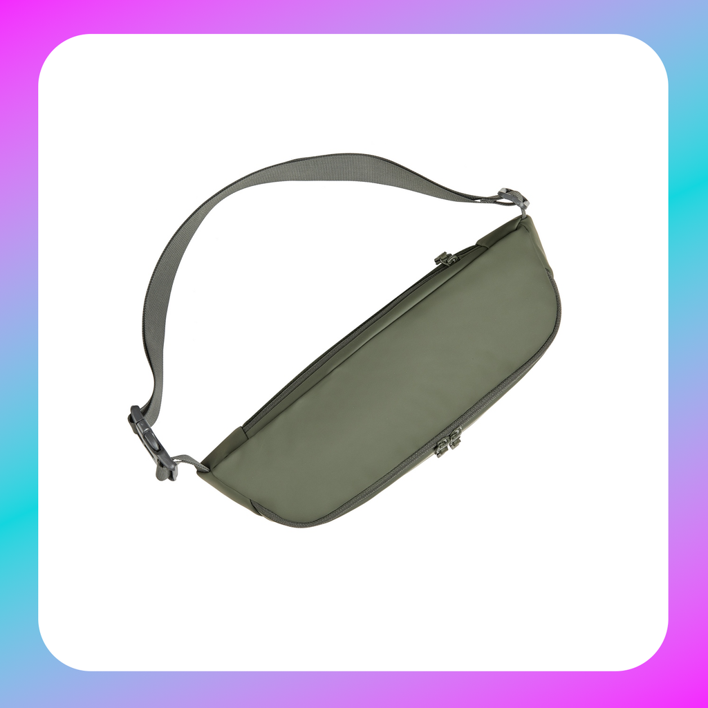 Rivacase 7814 olive green ECO Waist/Sling bag, size L