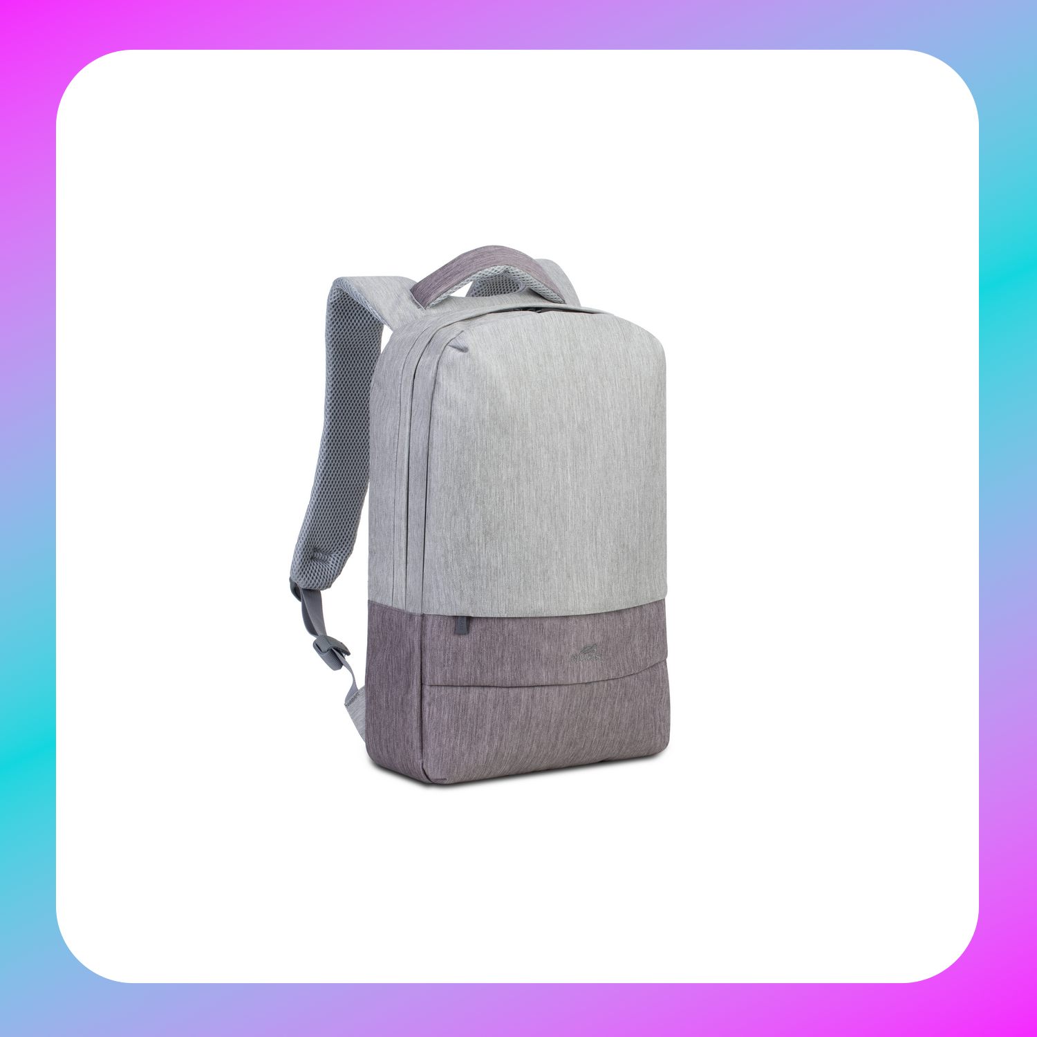 Rivacase 7562 grey/dark blue anti-theft Laptop backpack 15.6''