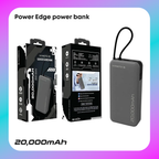 Kanote PE-20W Power Edge 20K 22.5W with built-in C Cable
