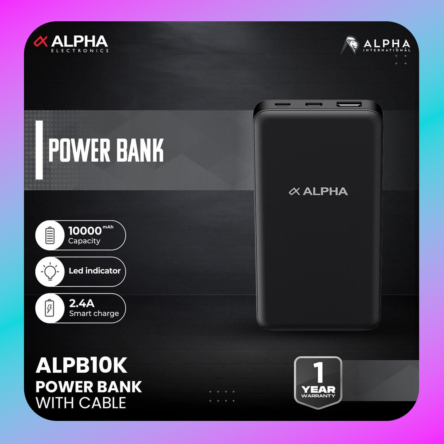 Alpha ALPB 10K Power Bank