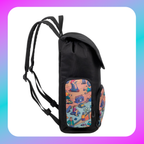 RIVACASE 5425 Agora black Urban Print backpack "Skaters", 15L / 12
