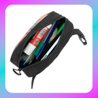 RIVACASE 5410 Agora black Waist Print bag "Skaters" /12
