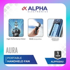Alpha Portable Handheld Fan AURA - ALPF03AU