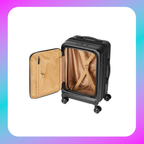 RIVACASE 8180 black Clark-ECO Hardshell expansion hand cabin luggage 20"/34L  / 2