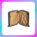 RIVACASE 8181 black Clark-ECO Hardshell carry-on hand cabin luggage 20"/28L  / 2