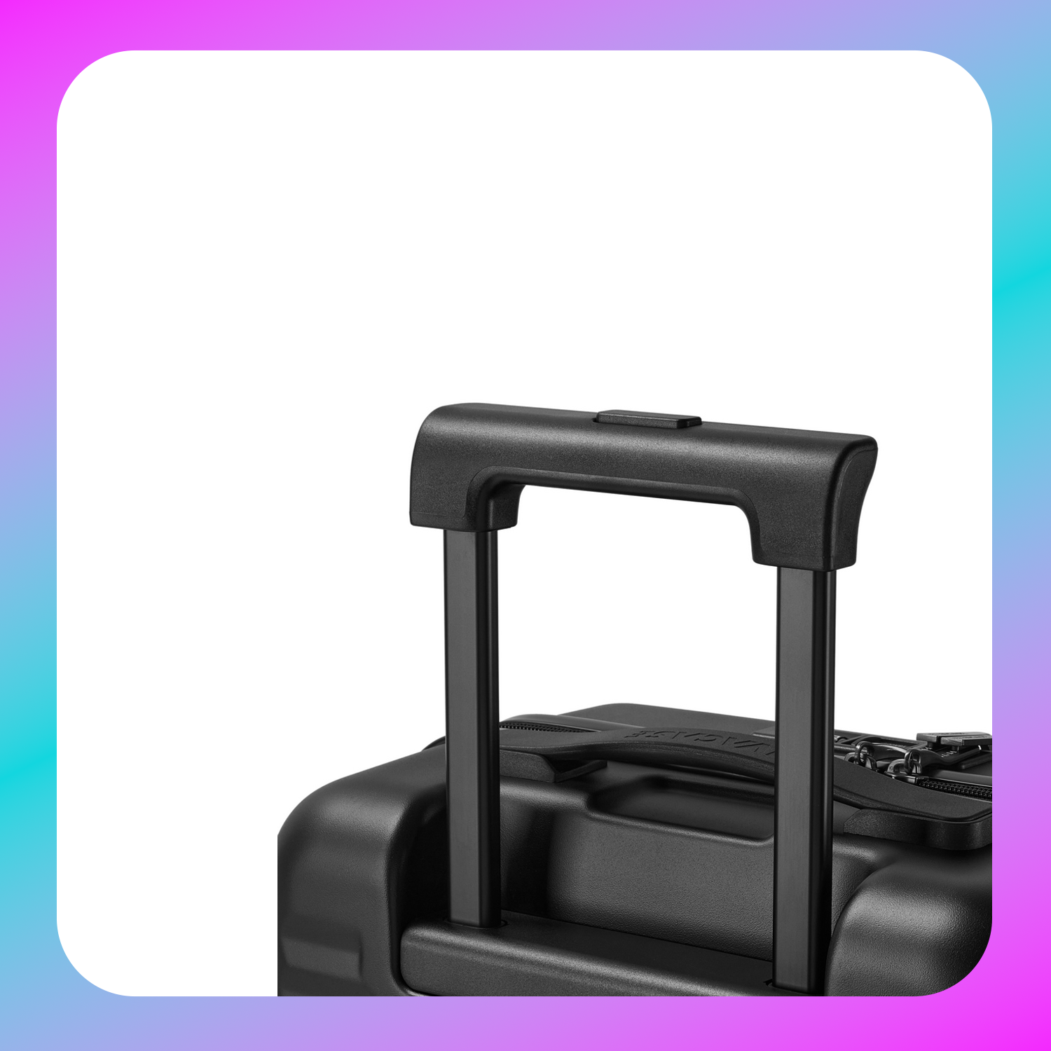 RIVACASE 8181 black Clark-ECO Hardshell carry-on hand cabin luggage 20"/28L  / 2