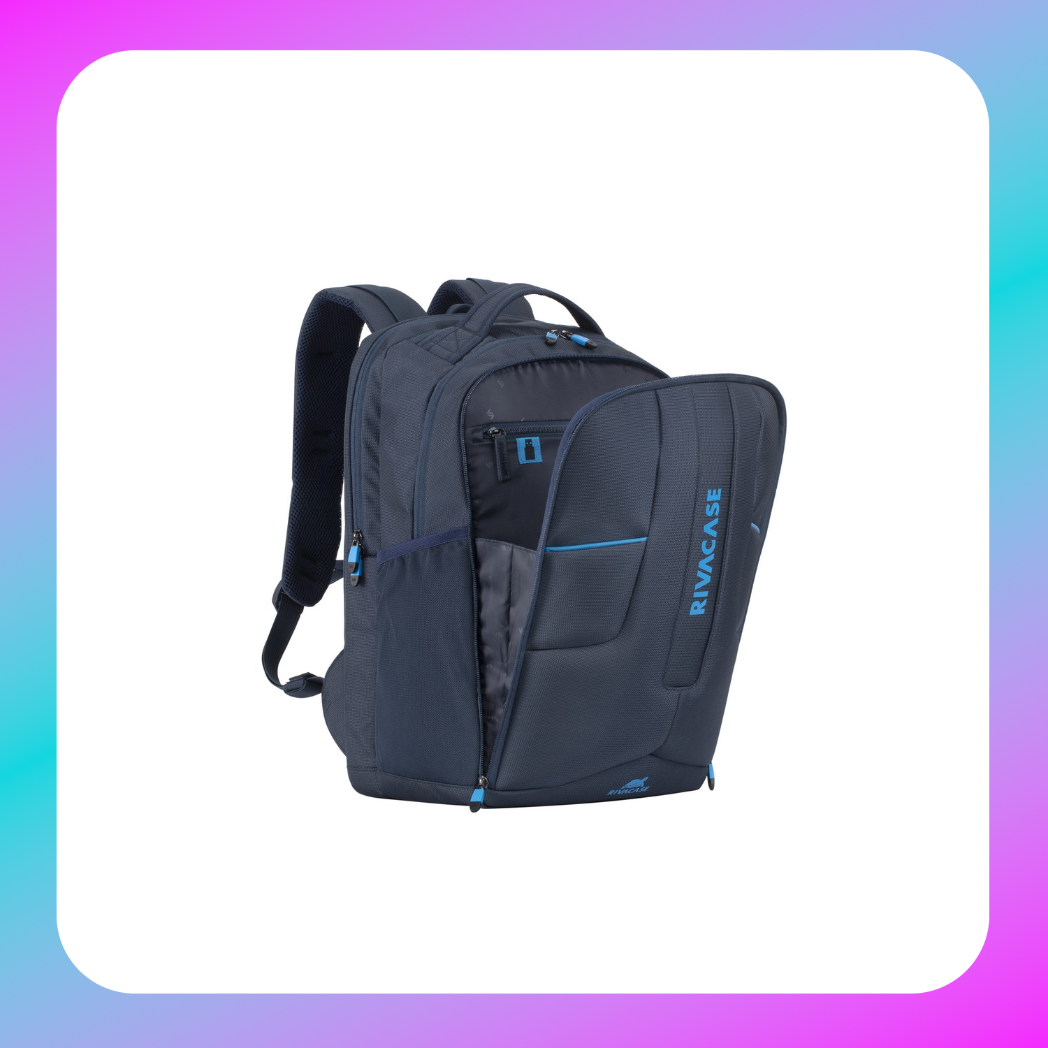 RIVACASE 7861 dark blue ECO Gaming backpack 17.3"