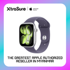 Apple Watch Series 11 GPS, 42 mm Silver Aluminium Case with Purple Fog Sport Band – MEU64 (S/M)
